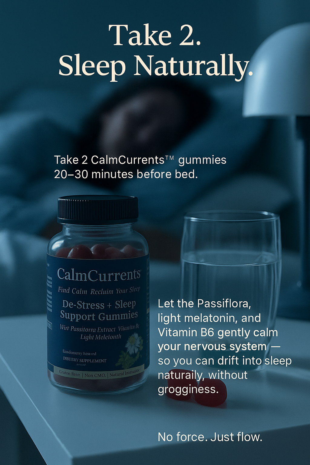 CalmCurrents™ Stress-Relief Sleep Gummies