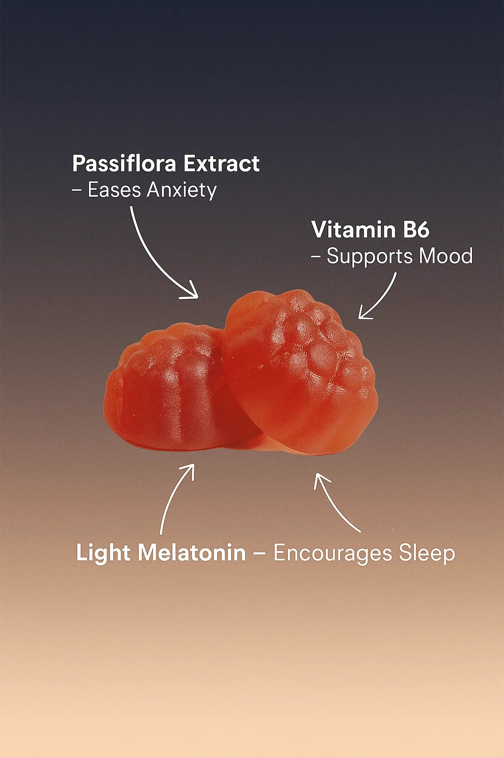 CalmCurrents™ Stress-Relief Sleep Gummies