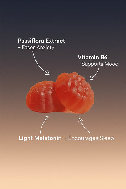 CalmCurrents™ Stress-Relief Sleep Gummies